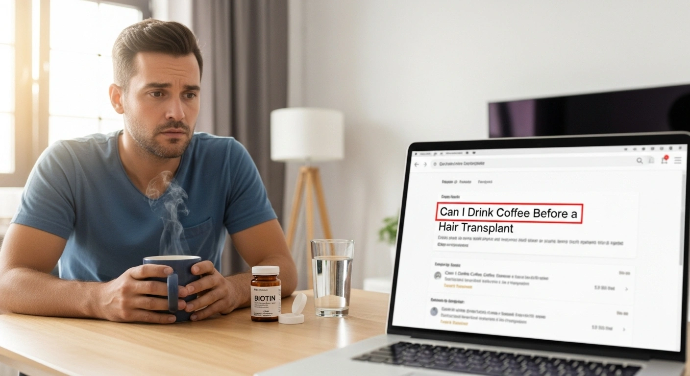 Can I Drink Coffee Before a Hair Transplant