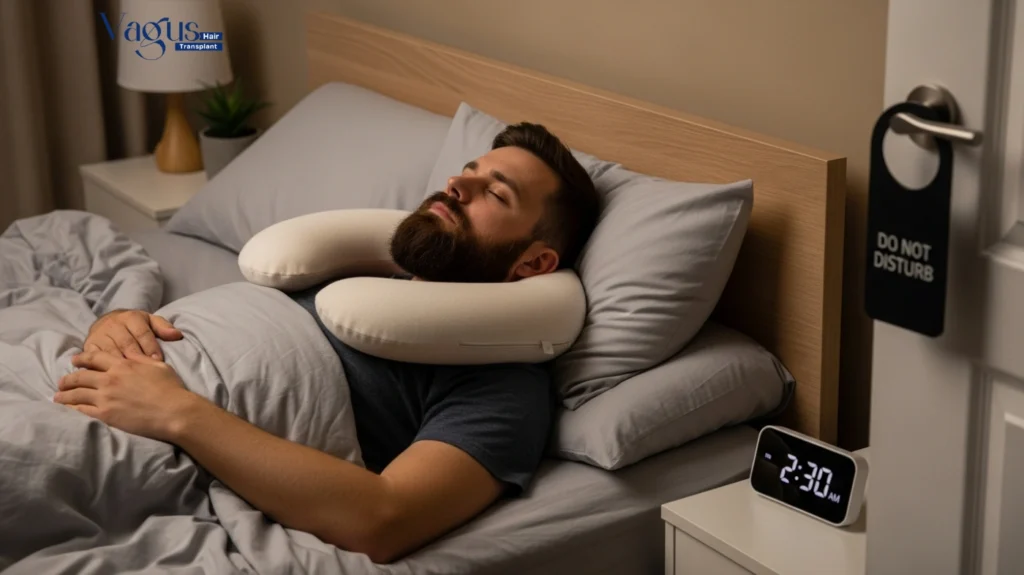 How to Sleep After a Beard Transplant