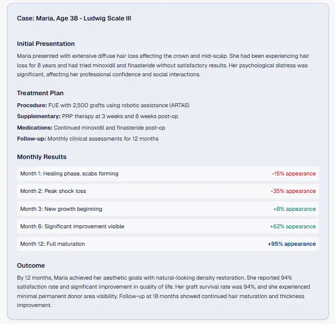 Case Study Comprehensive Hair Restoration
