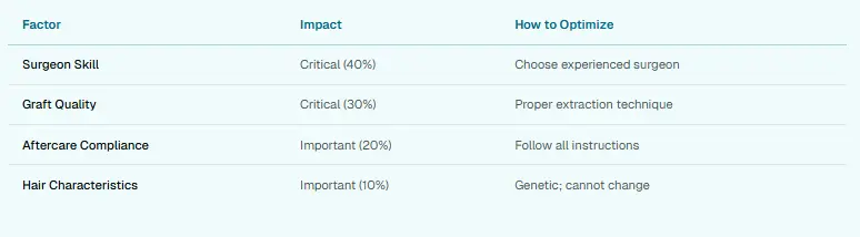 Factors Affecting Results​