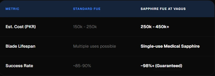 Sapphire Hair Transplant Cost in Islamabad