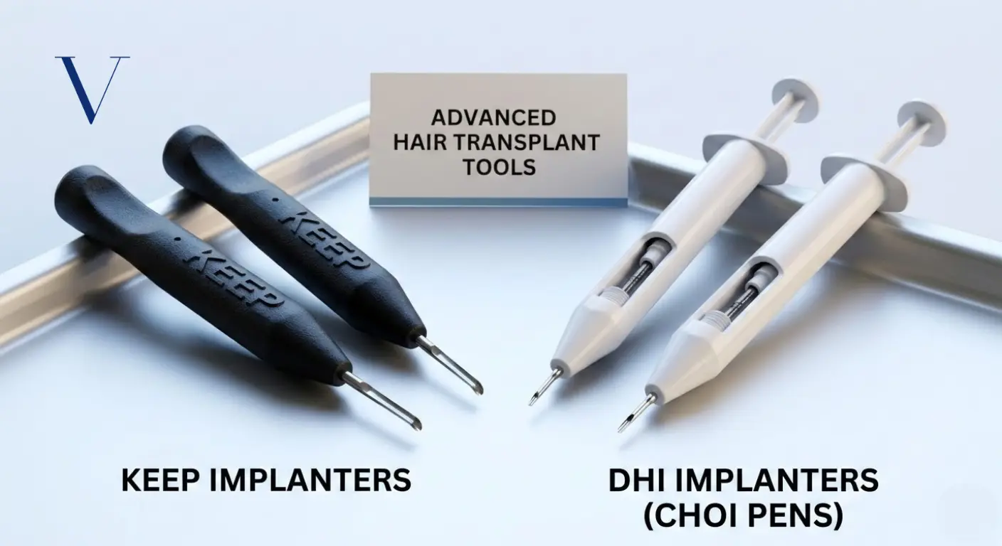 Difference Between DHI and KEEP Implanter in Hair Transplant